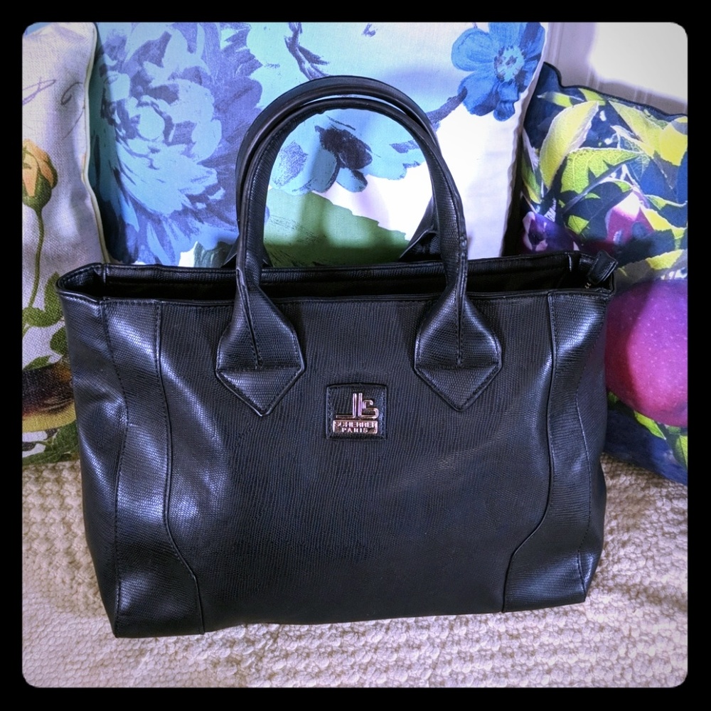 Jean Louis Scherrer Faux leather Tote Handbag